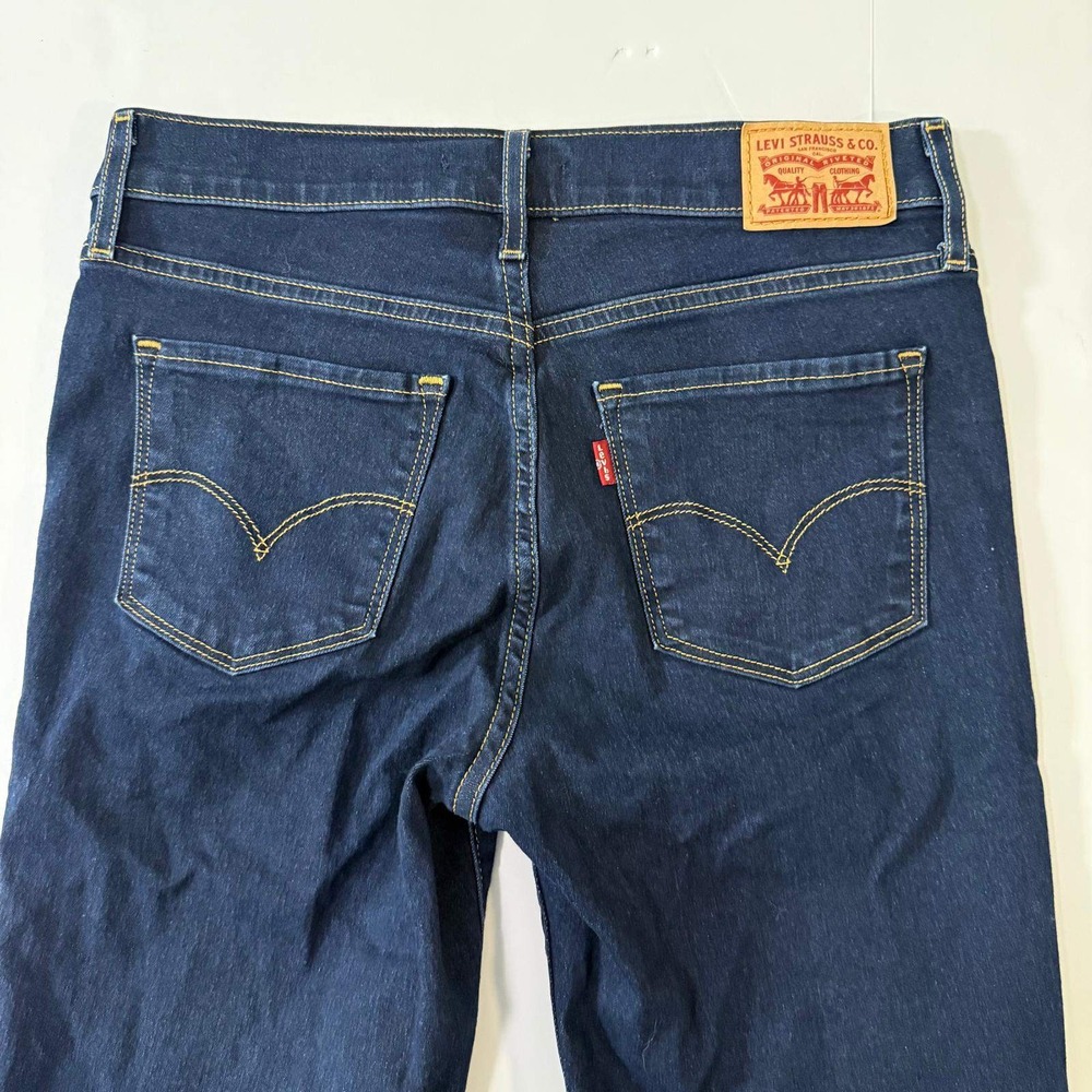 Levis 314 Shaping Straight Jeans Dark Wash Indigo W27 L30